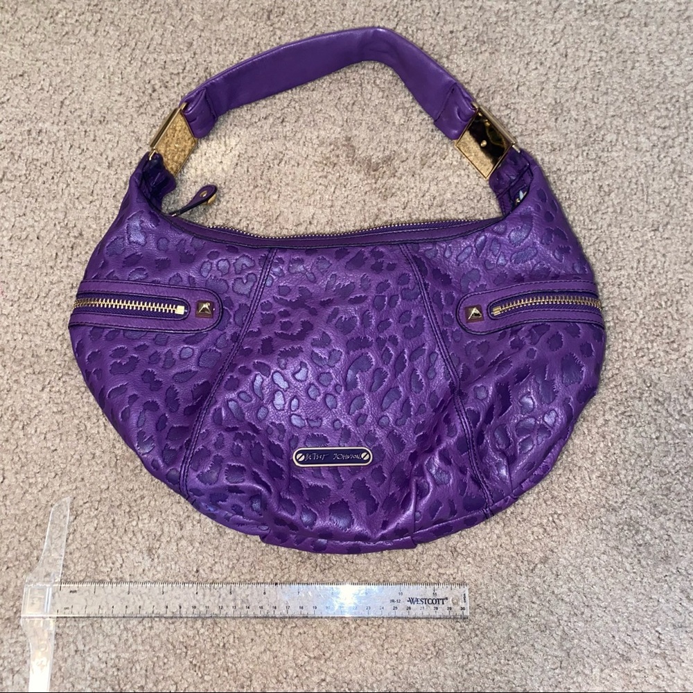 betsey johnson cheetah purse